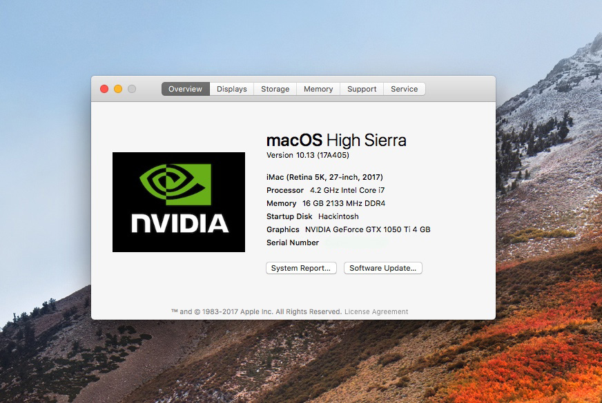 4gb memory enough for mac high sierra